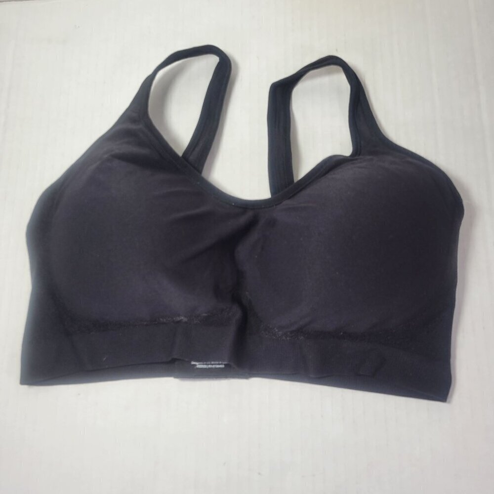 Truekind Black Daily Comfort Wire Free Shaper Bra #10022 Size XL